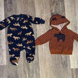 5/$25 0-3 Months Onesie + Sweater